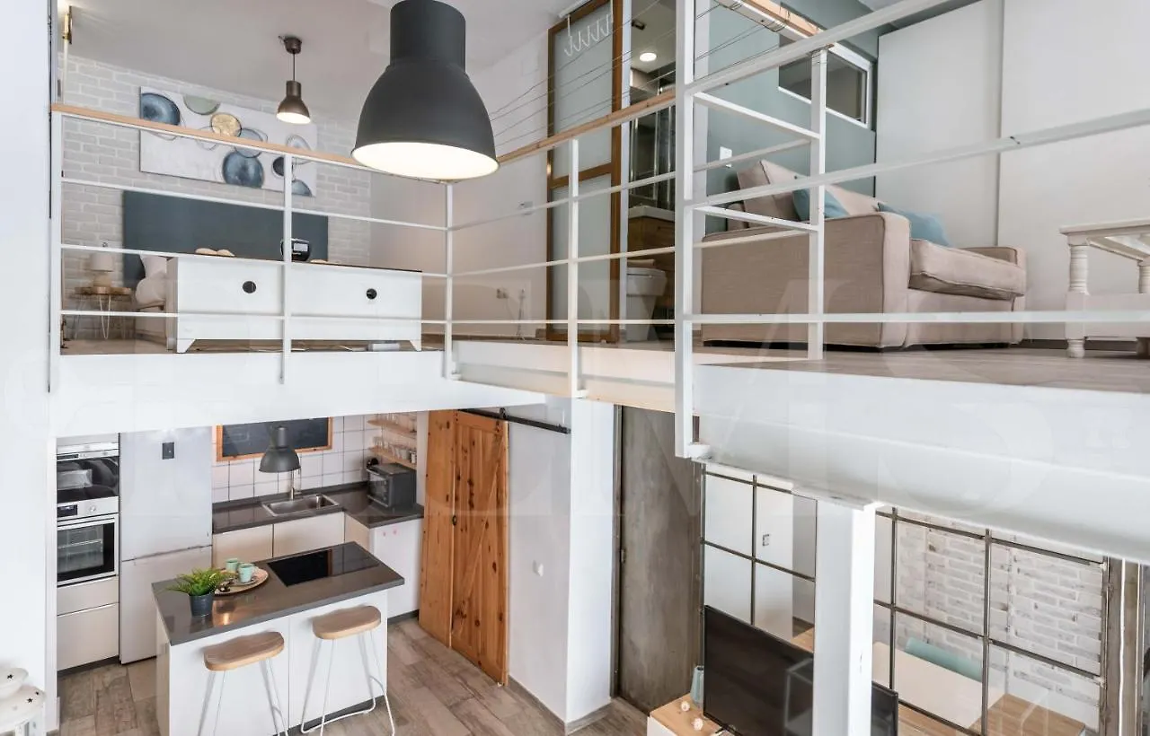 Bright Duplex Loft Next To The City Center By Rems Malaga 0*,