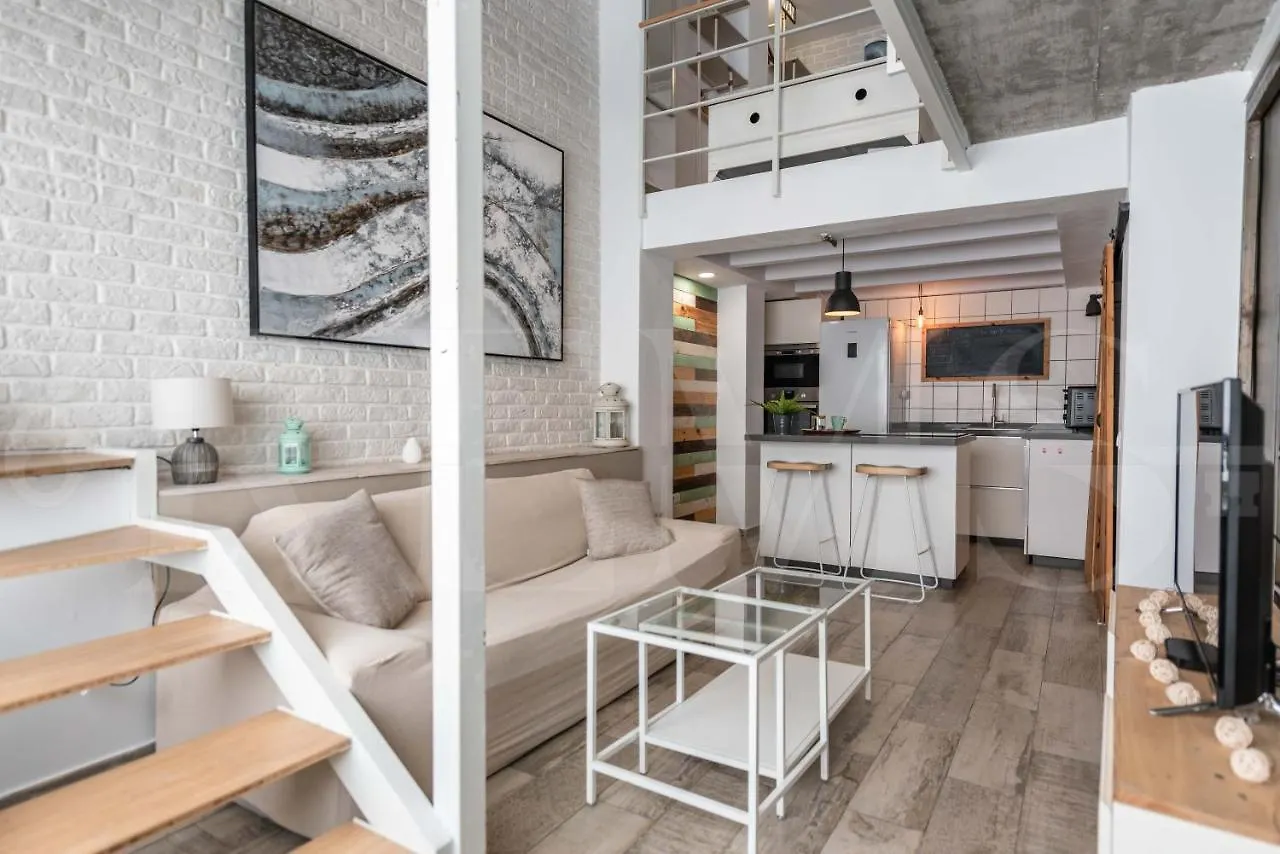 Bright Duplex Loft Next To The City Center By Rems Malaga Apartment