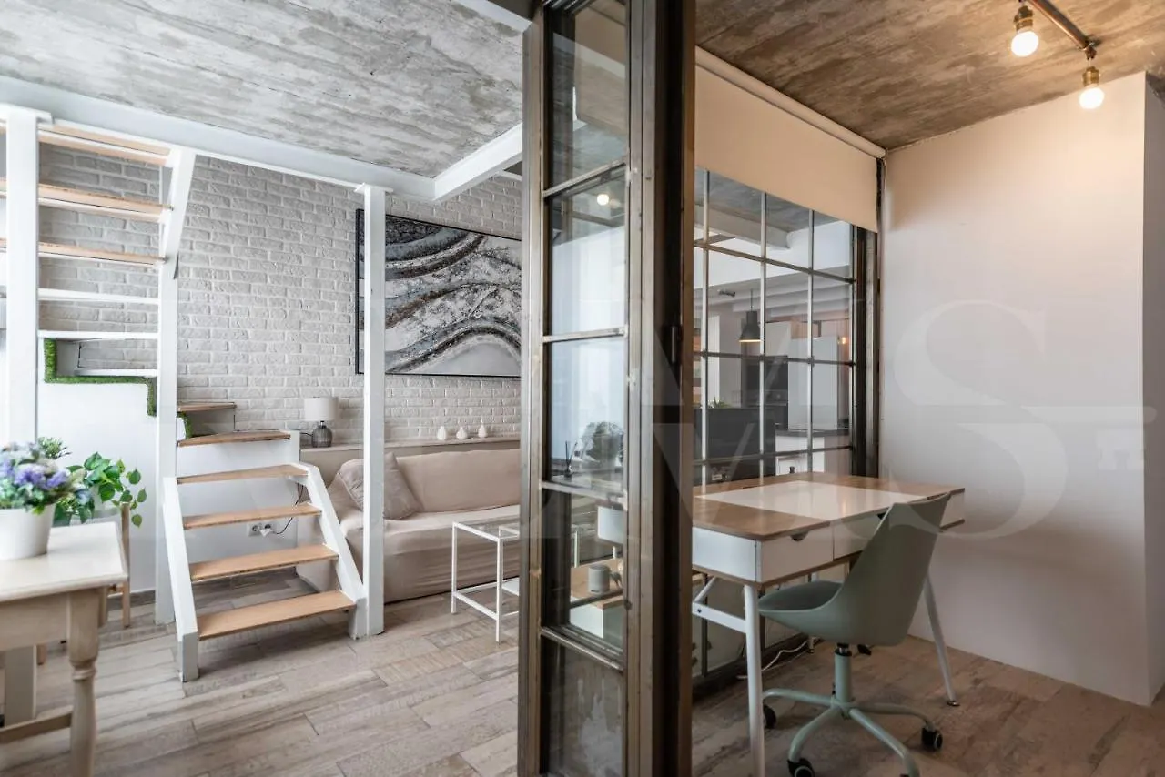 Apartment Bright Duplex Loft Next To The City Center By Rems Malaga